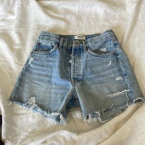 Agolde denim shorts